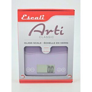Digital Scale Escali Arti ClassicTempered Glass Weighs Up To 15 Pounds Violet
